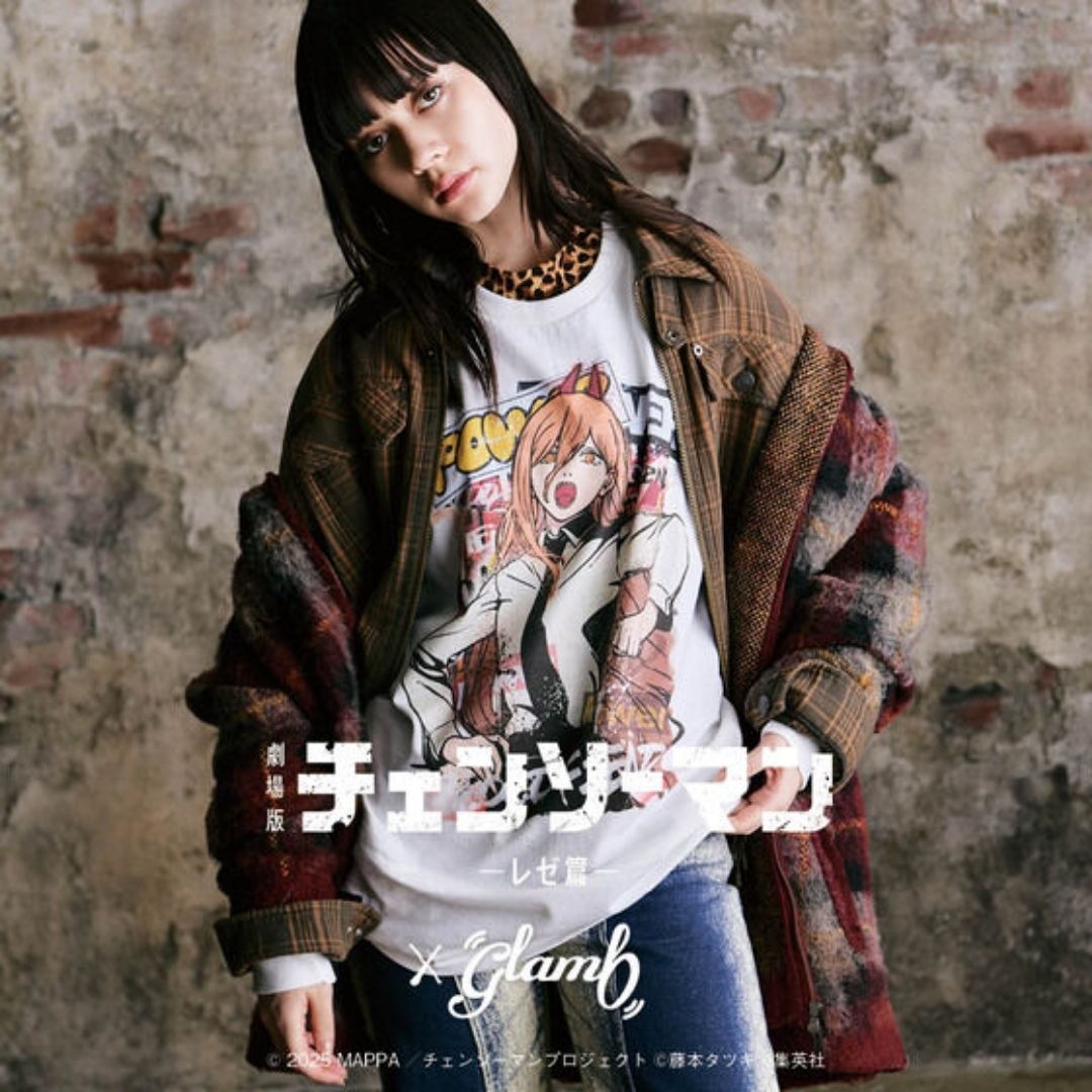 Chainsaw Man Reze Arc Power Cutsew xglamb – Streetwear White/Black