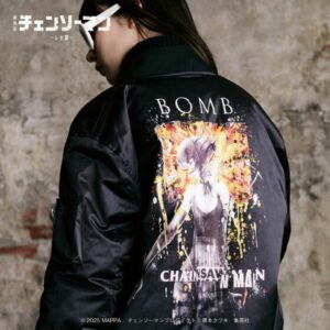 Chainsaw Man Reze Arc Jacket xglamb Bomb Bomber – Streetwear Eksklusif