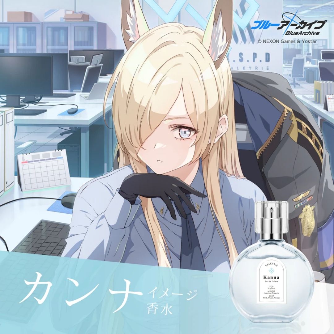 Blue Archive Canna Eau de Toilette 50mL – Parfum Coffee & Milk Jepang