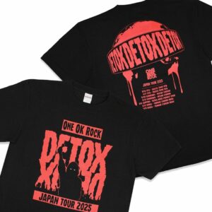 ONE OK ROCK DETOX T-shirt A 2025 JAPAN – Kaos Resmi Eksklusif untuk Fans