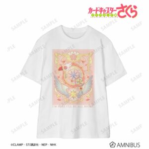 Kaos Cardcaptor Sakura Wanita Clear Card Key Motif T-Shirt Resmi