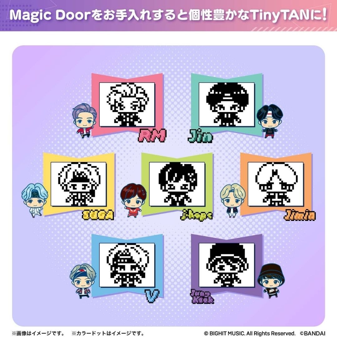 TinyTAN Tamagotchi Purple Ver. BTS Bandai