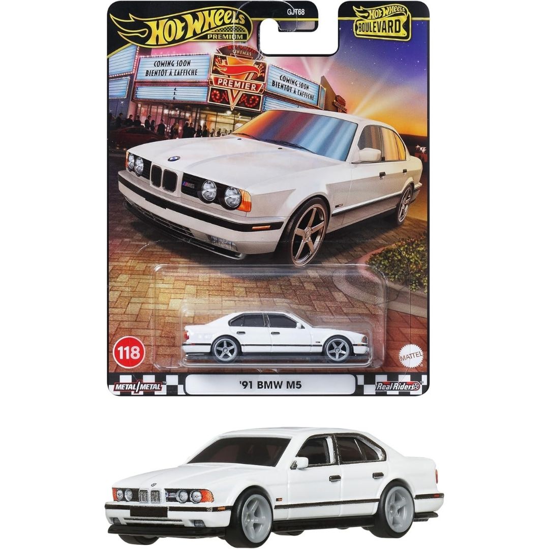 Hot Wheels BMW M5 '91 JBL24 Boulevard - Die-Cast Collectible Model