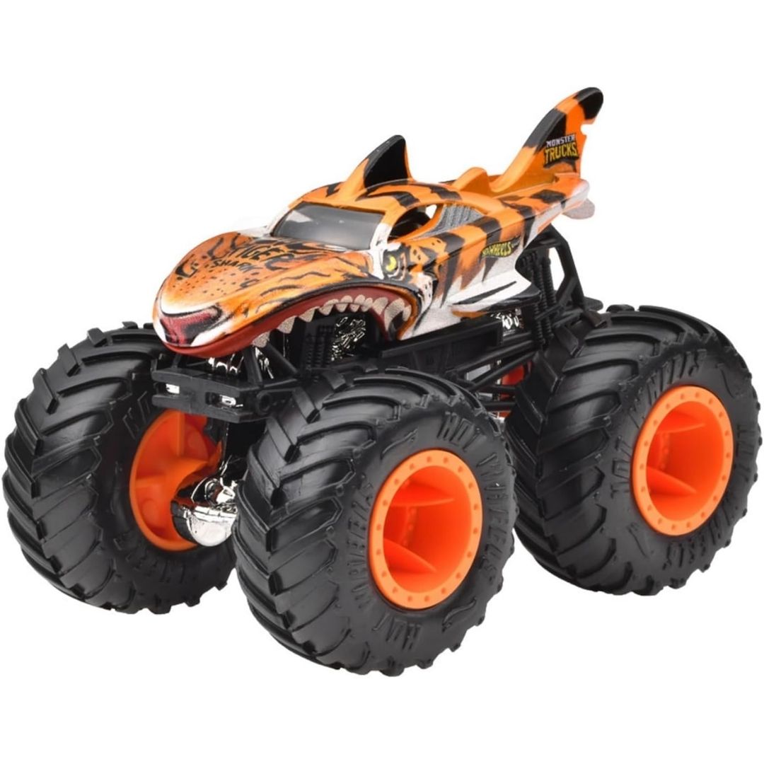 Hot Wheels Monster Truck 1:64 Tiger Shark JGR02 - Kecepatan dan Kekuatan
