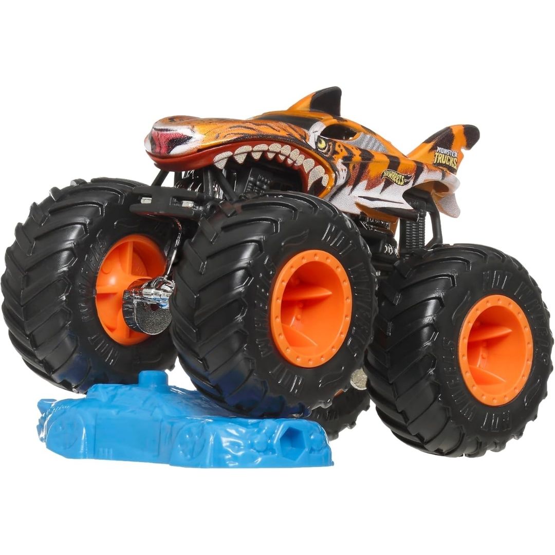 Hot Wheels Monster Truck 1:64 Tiger Shark JGR02 - Kecepatan dan Kekuatan