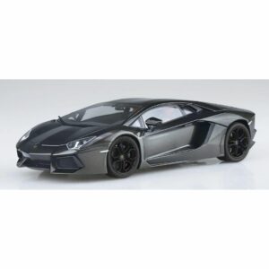Model Kit Lamborghini Aventador 2011 1/24 Aoshima Pre-Painted (Gun Metallic)