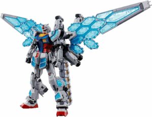 BANDAI SPIRITS RX-78F00/E Gundam (EX-001 Glass Feather Equipment), 1/144 Scale, Color Coded Plastic Model BANDAI SPIRITS RX-78F00/E Gundam (EX-001 Glass Feather Equipment), 1/144 Scale, Color Coded Plastic Model