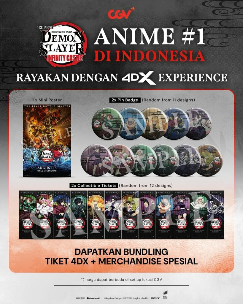 blog-Demon Slayer: Infinity Castle Jadi Anime #1 di Indonesia, Rayakan di 4DX Screening CGV!