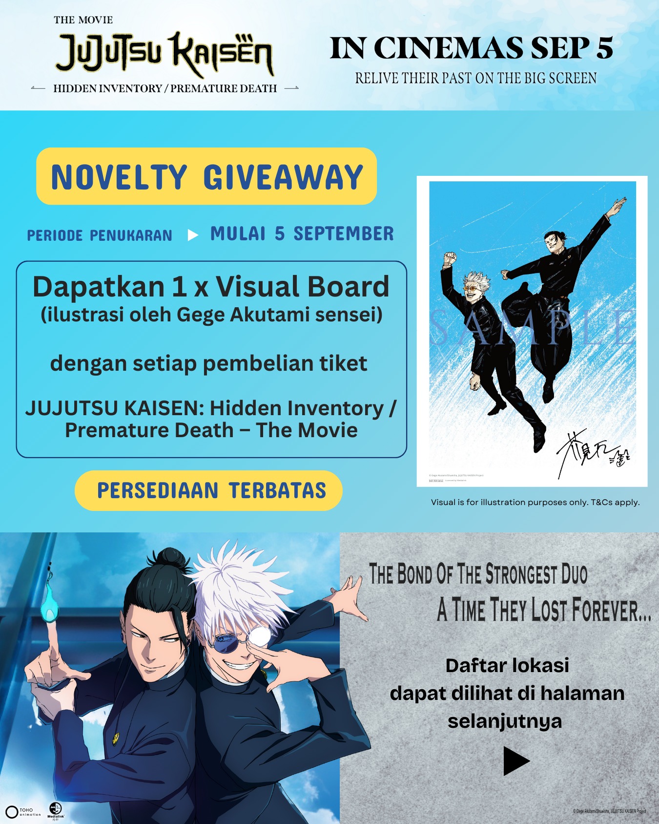 blog-Beli Tiket Jujutsu Kaisen Movie, Pulang Bawa Visual Board Eksklusif!