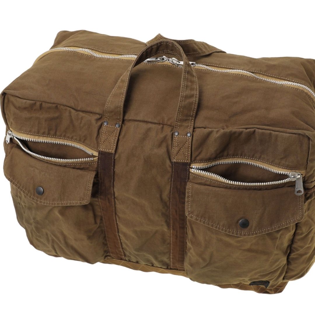 Porter CRAG 2WAY Boston Bag L (540-19693) Maroon – Tas Kasual dan Kapasitas Besar