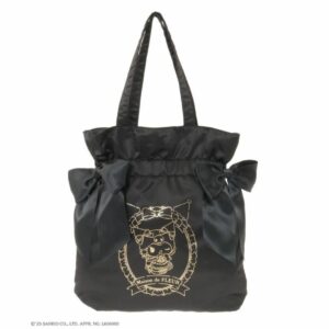 Maison de FLEUR Kuromi Tote Bag – Mewah & Multifungsi Double Ribbon