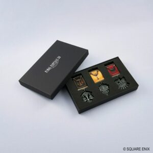 Final Fantasy XIV Eorzea Three Kingdoms Medal Style Brooch Set — Medali Tiga Negara Eorzea!