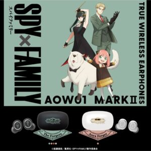 TWS ONKYO X SPY x FAMILY ANIMA AOW01 MARKⅡ – Suara Premium & Desain Ikonik