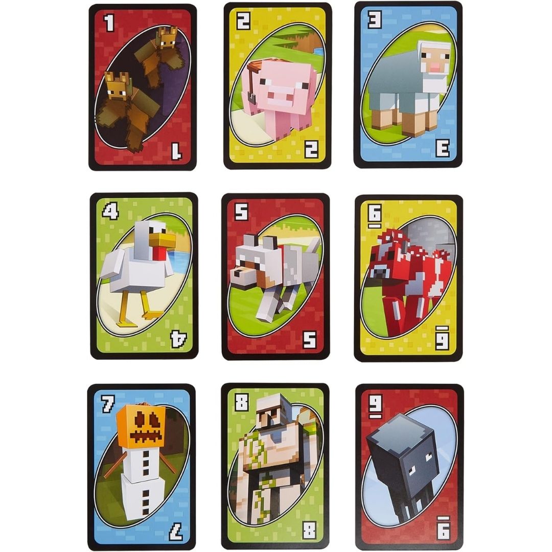 UNO Minecraft Game 112 Card