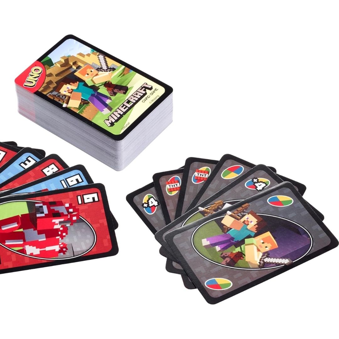 UNO Minecraft Game 112 Card