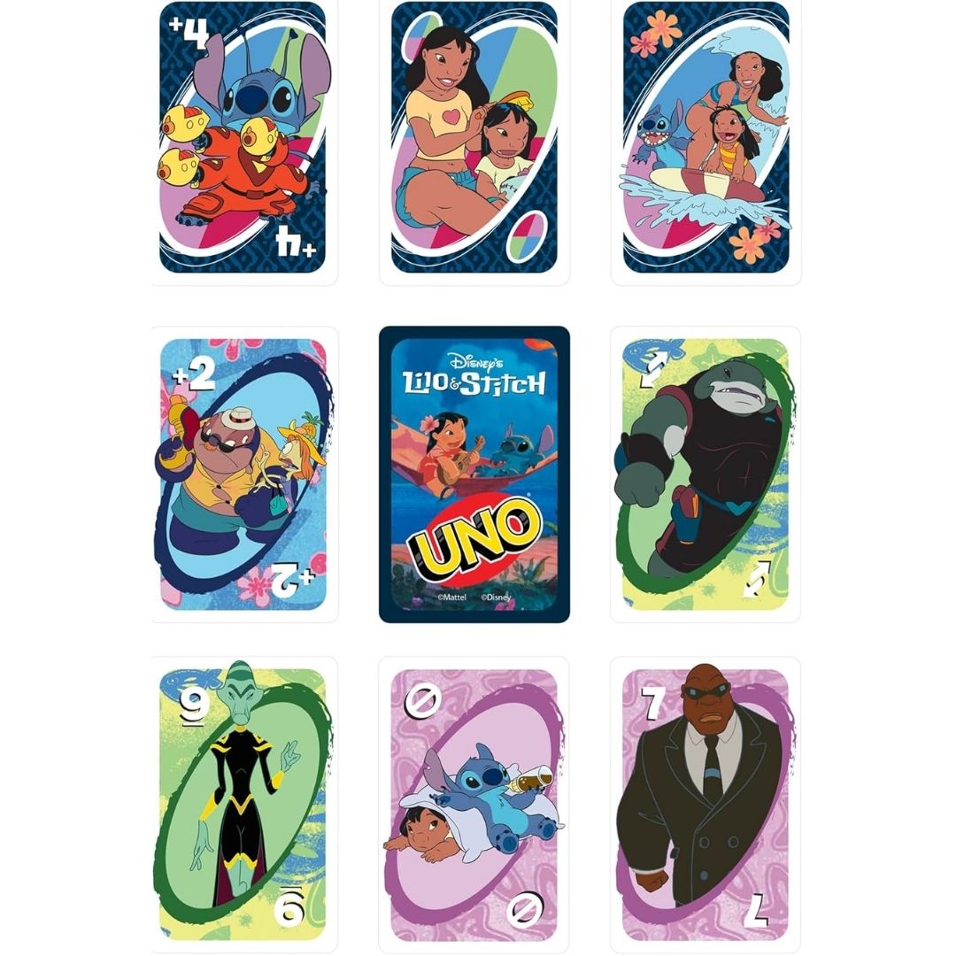 UNO Lilo and Stitch Game Party Goods 112 Card – Bermain Bersama Keluarga Ohana!