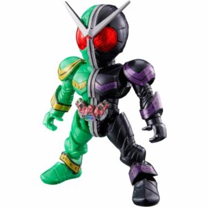 BANDAI Quick Builders Kamen Rider W Cyclone Joker – Model Kit Gaya Ganda