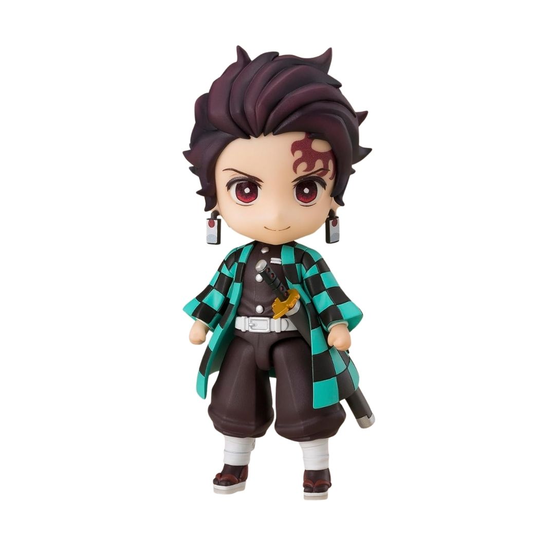 Figuarts Mini Demon Slayer Kamado Tanjiro - Nichirin Sword with Kyojuro Rengoku Guard Ver. Kimetsu no Yaiba