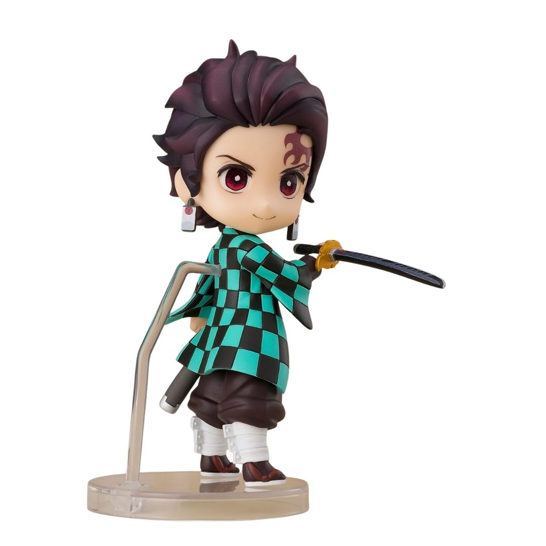 Figuarts Mini Demon Slayer Kamado Tanjiro - Nichirin Sword with Kyojuro Rengoku Guard Ver. Kimetsu no Yaiba