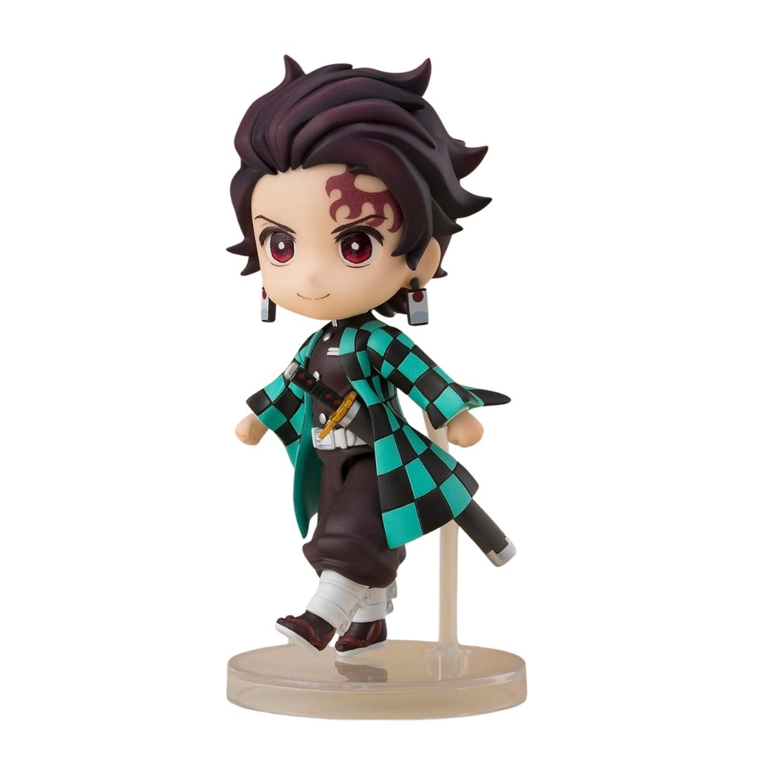 Figuarts Mini Demon Slayer Kamado Tanjiro - Nichirin Sword with Kyojuro Rengoku Guard Ver. Kimetsu no Yaiba