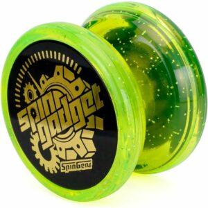 Yoyo Spin Gear Spin Gadget Yellow Glitter x Black – Kit Yo-Yo untuk Semua Level Yoyo Spin Gear Spin Gadget Yellow Glitter x Black – Kit Yo-Yo untuk Semua Level