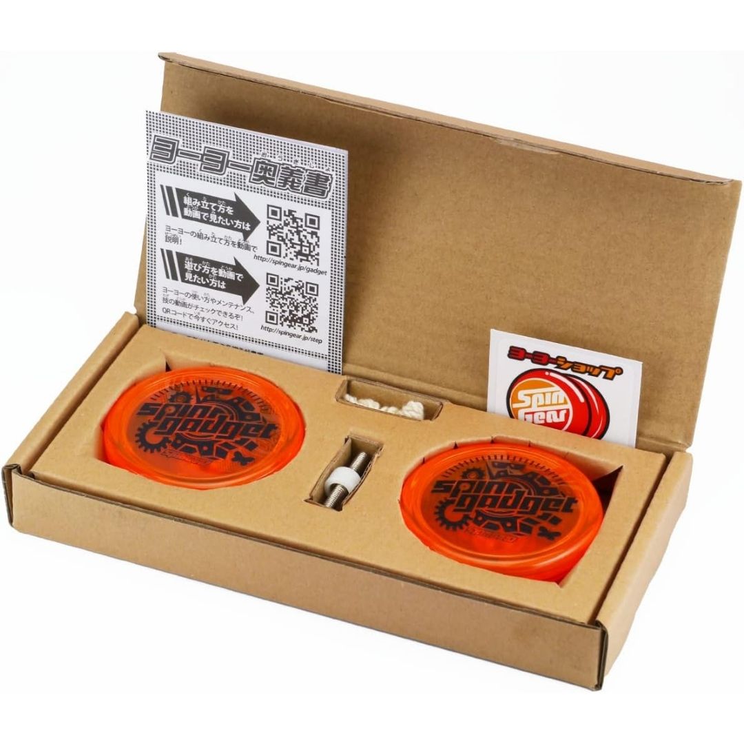 Yoyo Spin Gear Spin Gadget Buddy Orange – Kit Yo-Yo untuk Semua Level