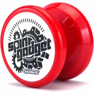 Yoyo Spin Gear Spin Gadget Solid Neon Red