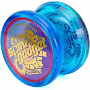 Yoyo Spin Gear Spin Gadget Clear Blue Package Ver