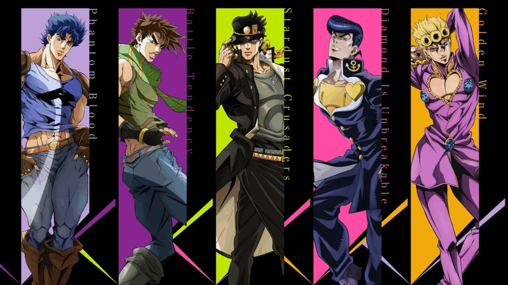 blog-rekomendasi anime paling chaos jojo's bizarre adventure
