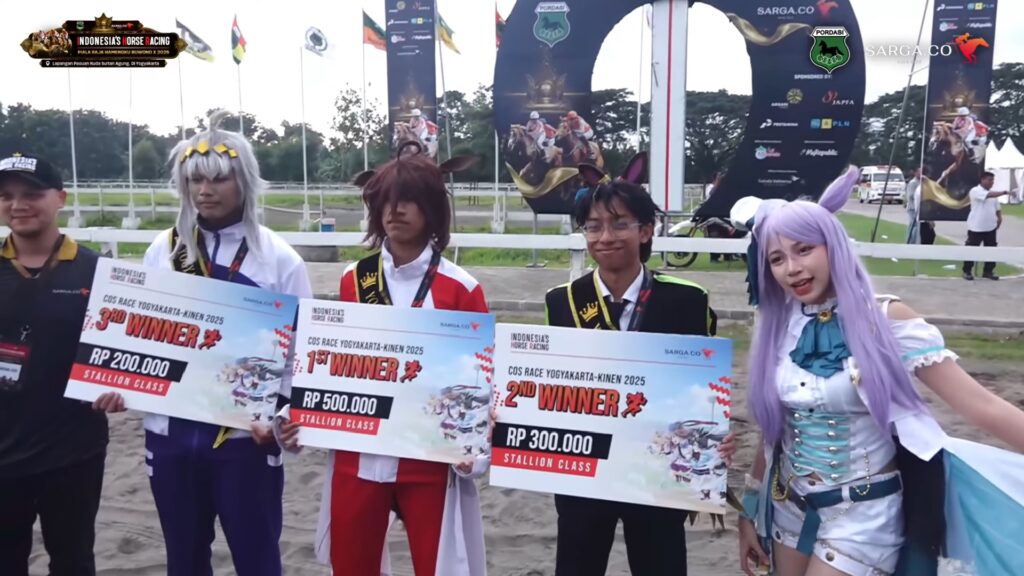 TITIPJEPANG - TITIP JEPANG - SARGA.CO - COS.SPORTS.ID - UMA MUSUME - UMA MUSUME: PRETTY DERBY - UMA MUSUME INDONESIA - COSPLAY RACE - YOGYAKARTA KINEN - JAKARTA SHO ROAD TO YOGYAKARTA KINEN - PACUAN KUDA INDONESIA - INDONESIA'S HORSE RACE: PIALA RAJA HAMENGKUBUWONO X