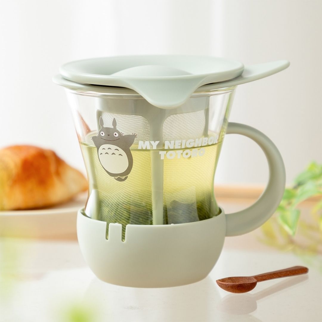 HARIO One Cup Tea Mug – Glass Mug dengan Tea Strainer