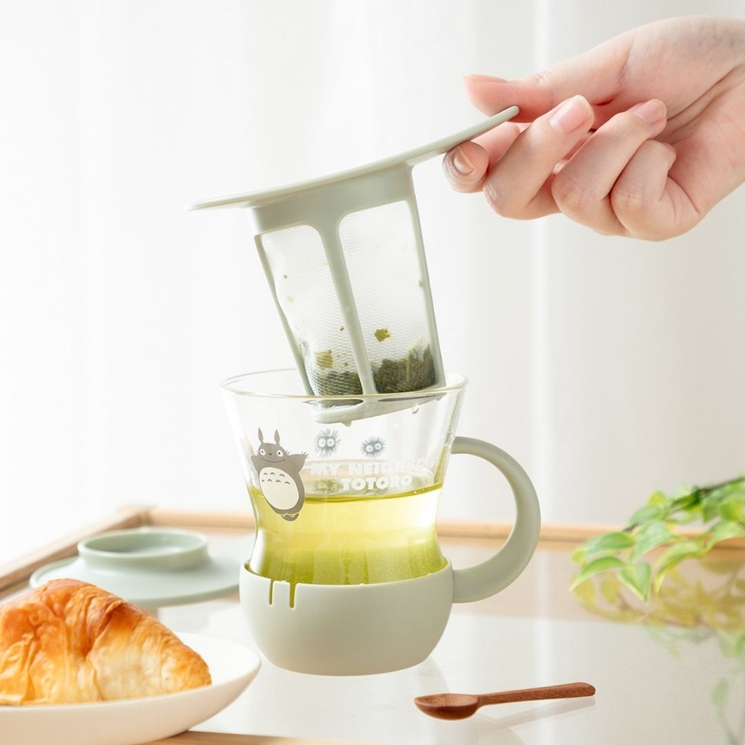 HARIO One Cup Tea Mug – Glass Mug dengan Tea Strainer HARIO One Cup Tea Mug – Glass Mug dengan Tea Strainer