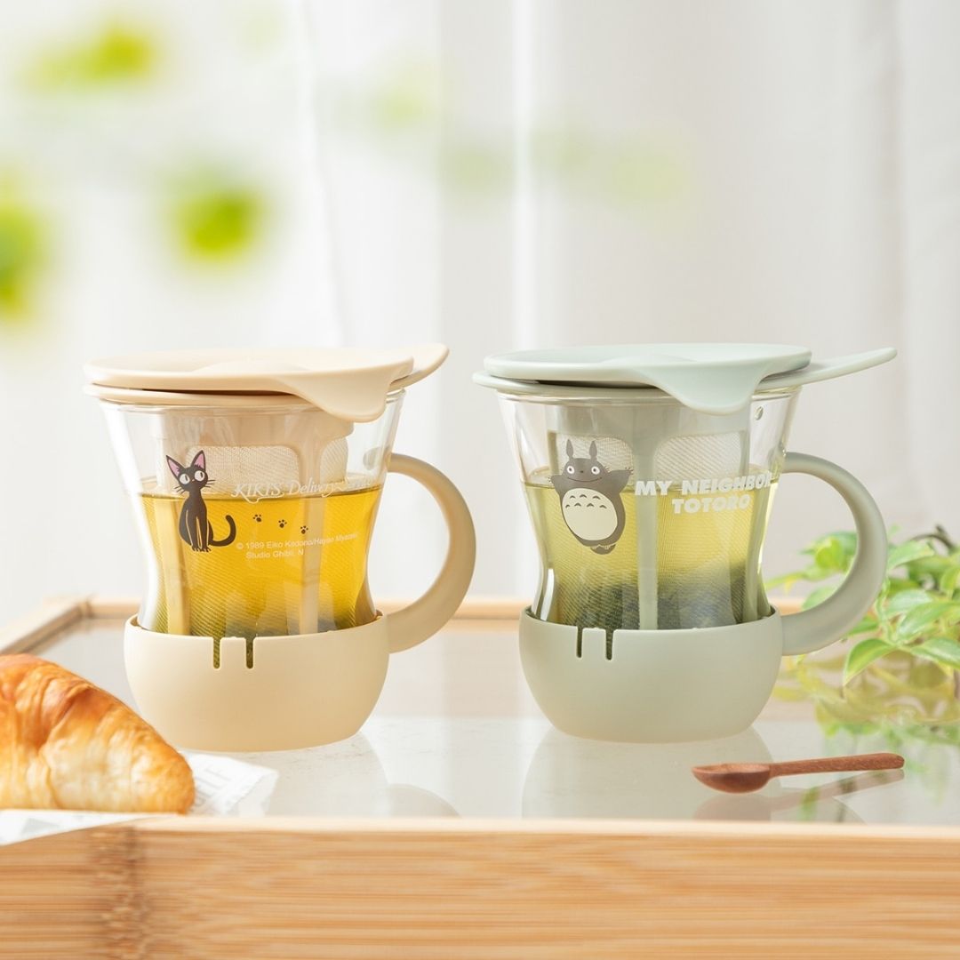 HARIO One Cup Tea Mug – Glass Mug dengan Tea Strainer