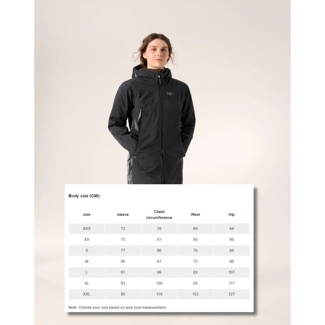 ARCTERYX Beta Coat Women Black - Jaket GORE-TEX Panjang Tahan Hujan ARCTERYX Beta Coat Women Black - Jaket GORE-TEX Panjang Tahan Hujan
