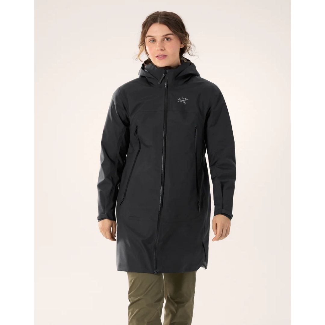 ARCTERYX Beta Coat Women Black - Jaket GORE-TEX Panjang Tahan Hujan