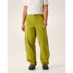 ARCTERYX Clarkia Cotton Wide Leg Pant Women Olive Moss - Celana Nyaman & Bebas Gerak