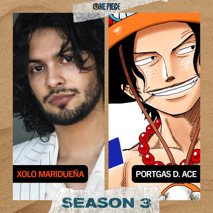 Pemeran Ace, One Piece LA season 2Xolo Mariduena!