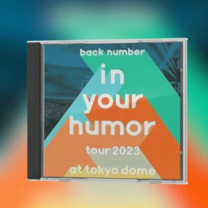 Back Number - in your humor tour 2023 at Tokyo Dome Limited Edition DVD + Photobook