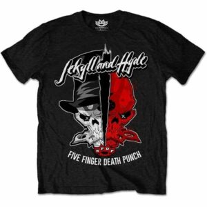 Five Finger Death Punch T-Shirt Jekyll & Hyde – Kaos Resmi Band Edition