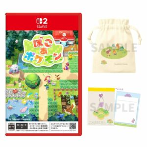 (NS2) Pokoa Pokemon Cotton Bag + Memo Pad Bonus Petualangan - Sandbox Pokémon Eksklusif