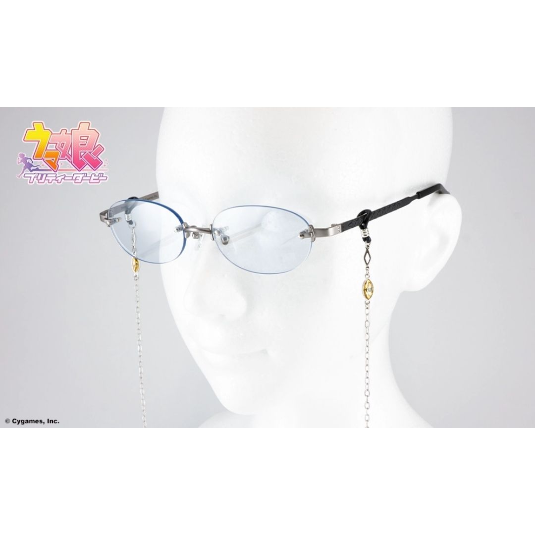 Kacamata Dream Journey Blue Lens Uma Musume Eyemirror – Rimless Model Eksklusif