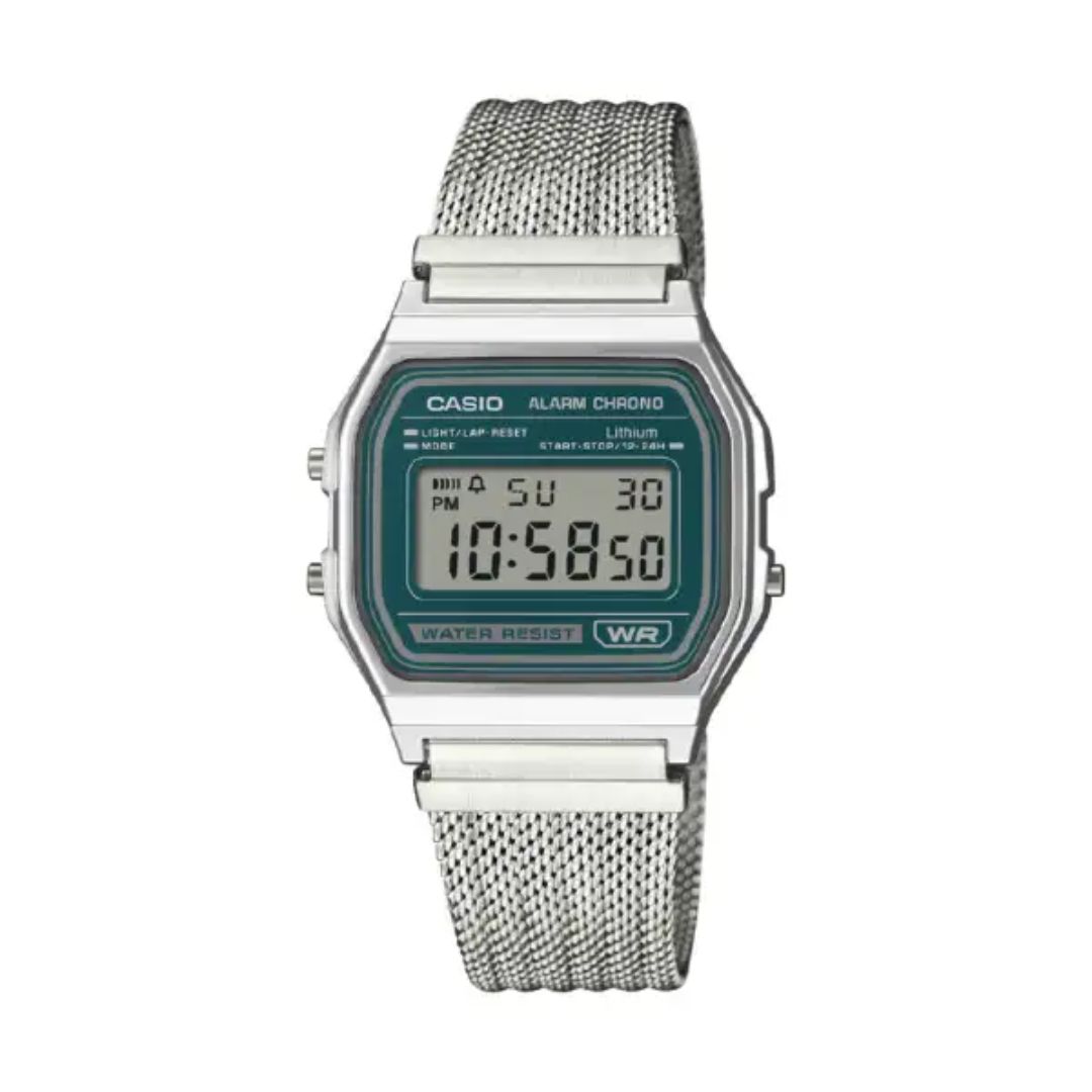 Jam Tangan CASIO CLASSIC Digital Watch Green A158WEM-3JF – Gaya Retro Modern Jam Tangan CASIO CLASSIC Digital Watch Green A158WEM-3JF – Gaya Retro Modern