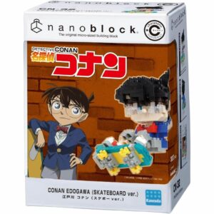 Nanoblock Conan Edogawa Skateboard Ver. CN-32 – Mini Figure Detail untuk Kolektor