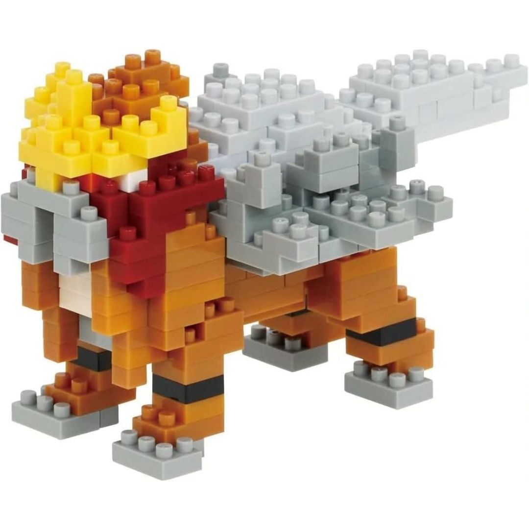 Kawada Nanoblock Pokemon Entei 090 – Legendary Beast Detail untuk Kolektor