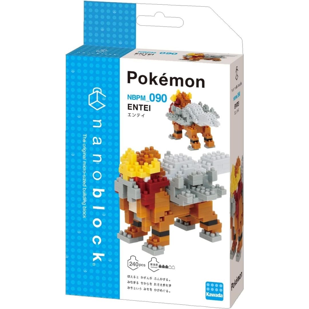 Kawada Nanoblock Pokemon Entei 090 – Legendary Beast Detail Kawada Nanoblock Pokemon Entei 090 – Legendary Beast Detail