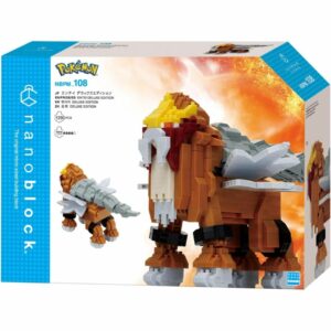 Kawada Nanoblock Pokemon Entei Deluxe 108 – Versi Premium dengan Detail Maksimal