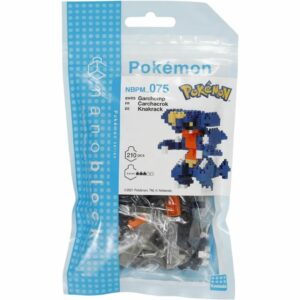 Kawada Nanoblock Pokemon Garchomp 075