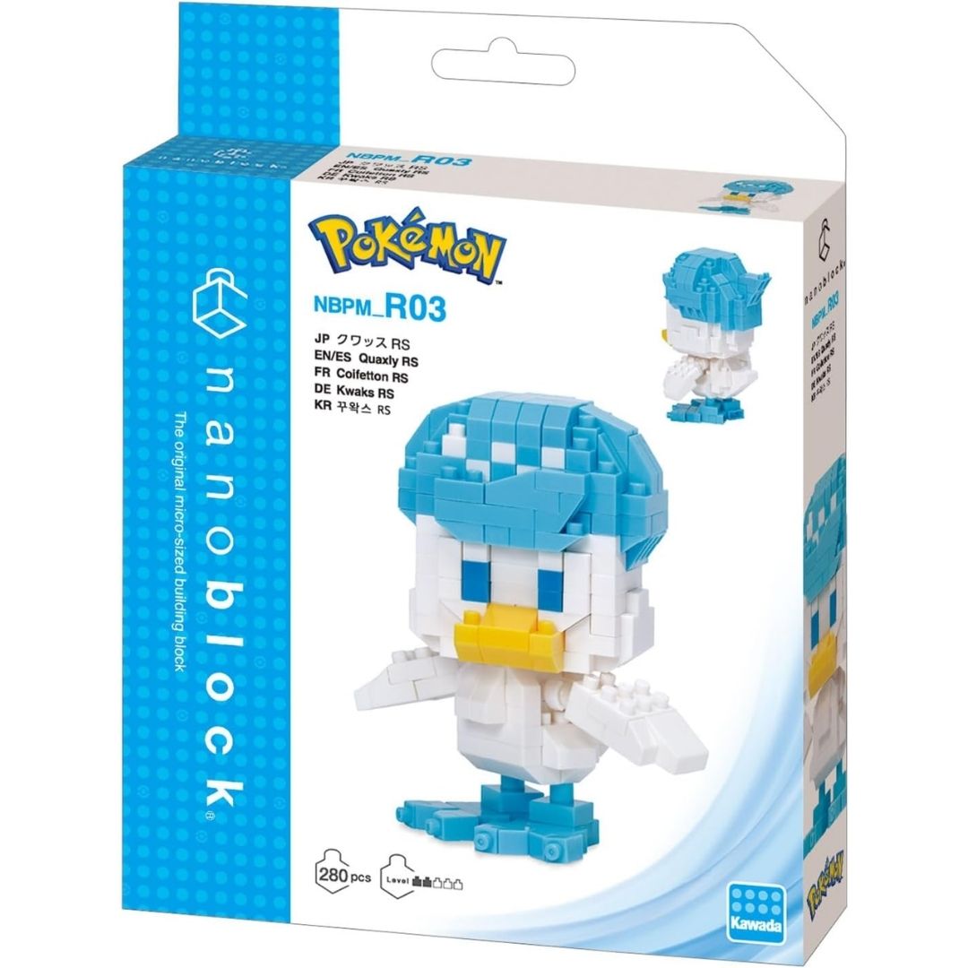 Kawada Nanoblock Pokemon Quaxly R03 – Starter Scarlet Violet