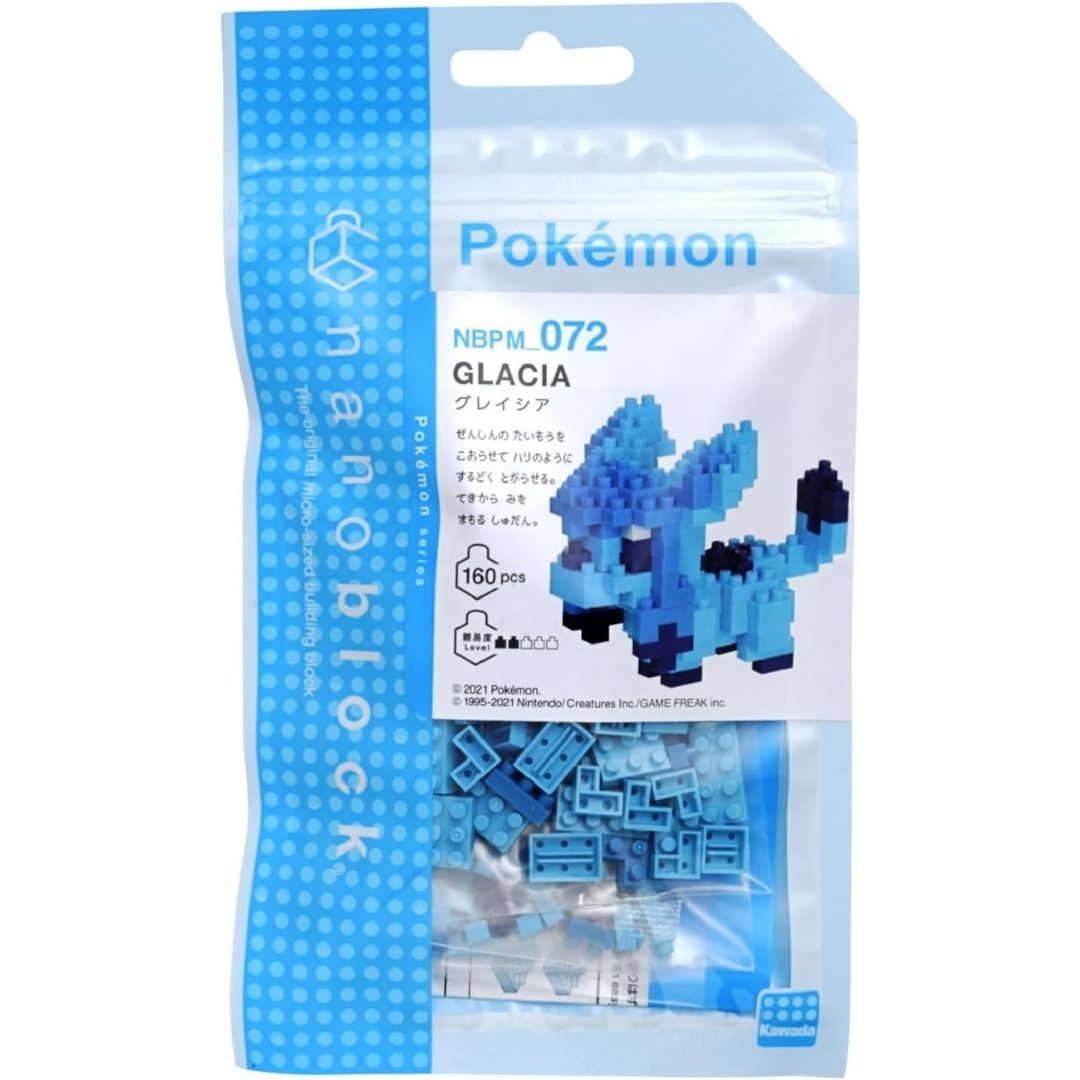 Kawada Nanoblock Pokemon Glacia 072 – Evolusi Eevee Model Kit
