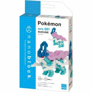 Nanoblock Pokemon Suicune 091 – Mini Block Figure Resmi dari Kawada
